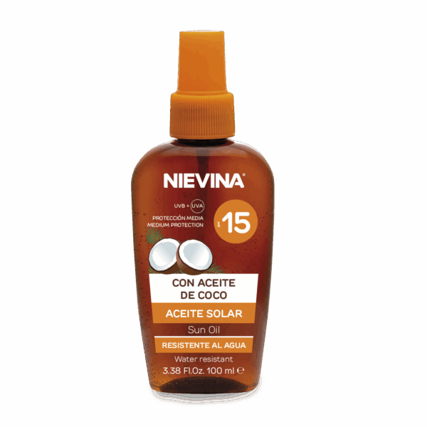 Aceite solar coco FP 15 100 ml